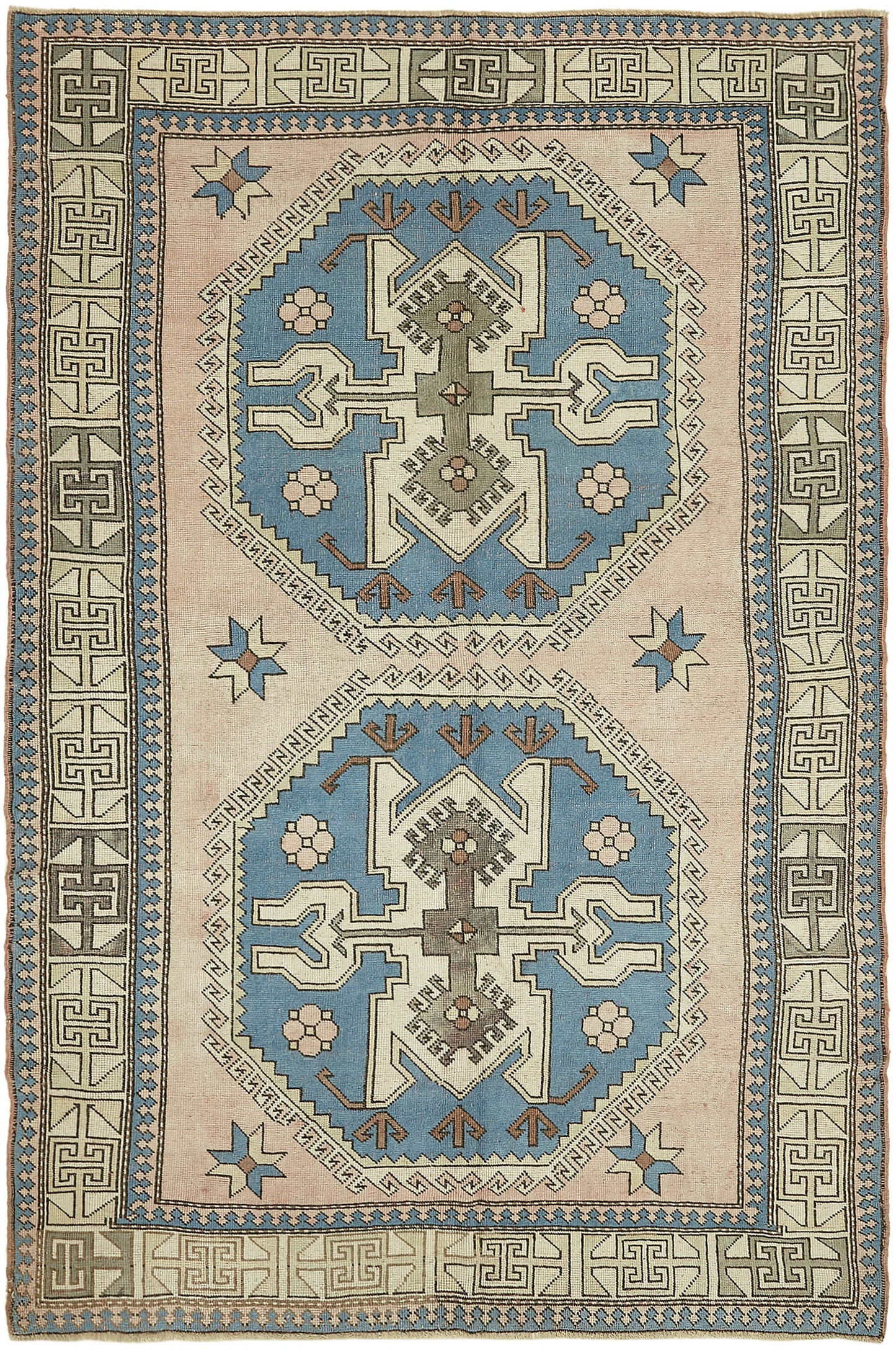 7x10 Beige Anatolian Rug - 45062