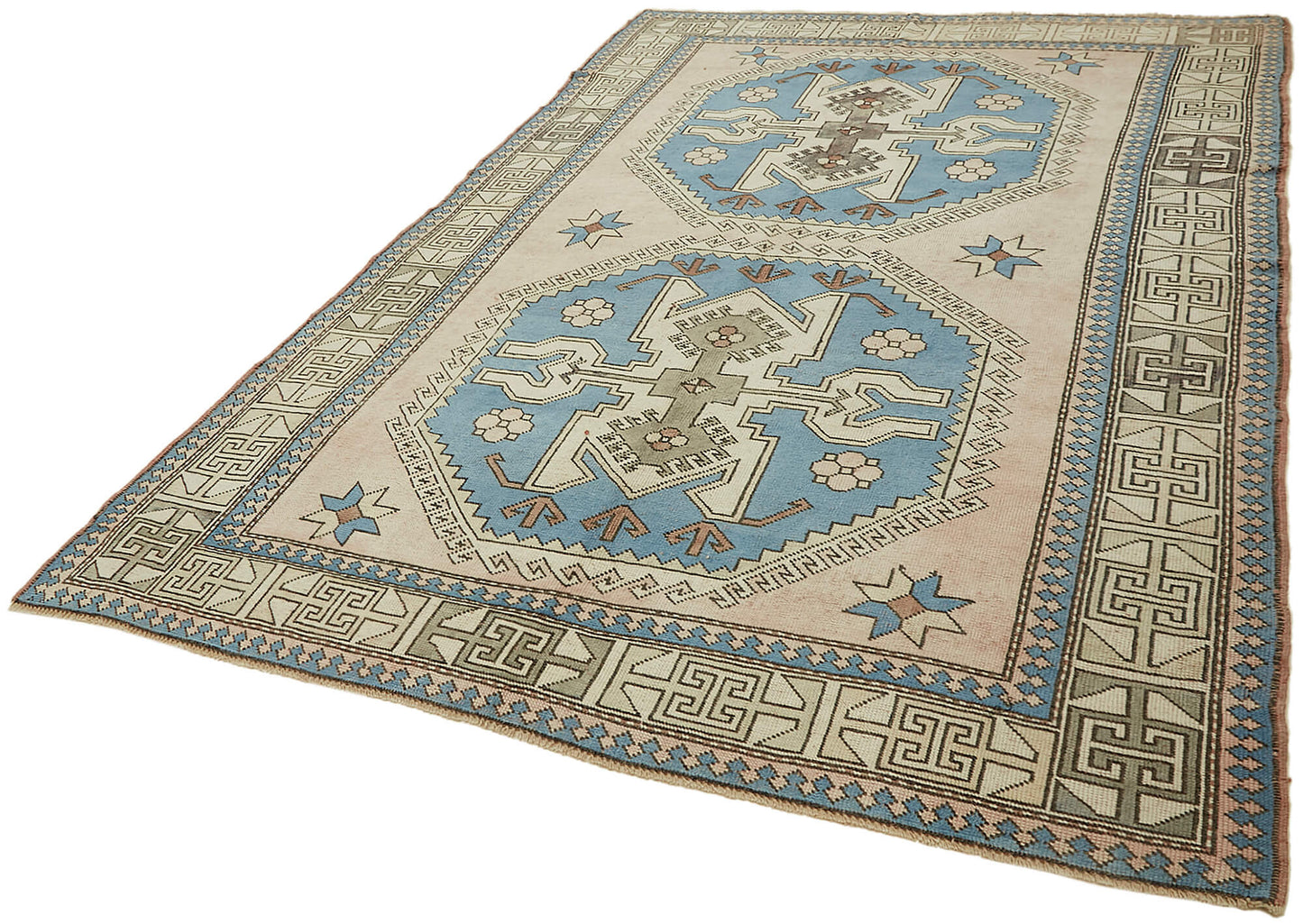 7x10 Beige Anatolian Rug - 45062