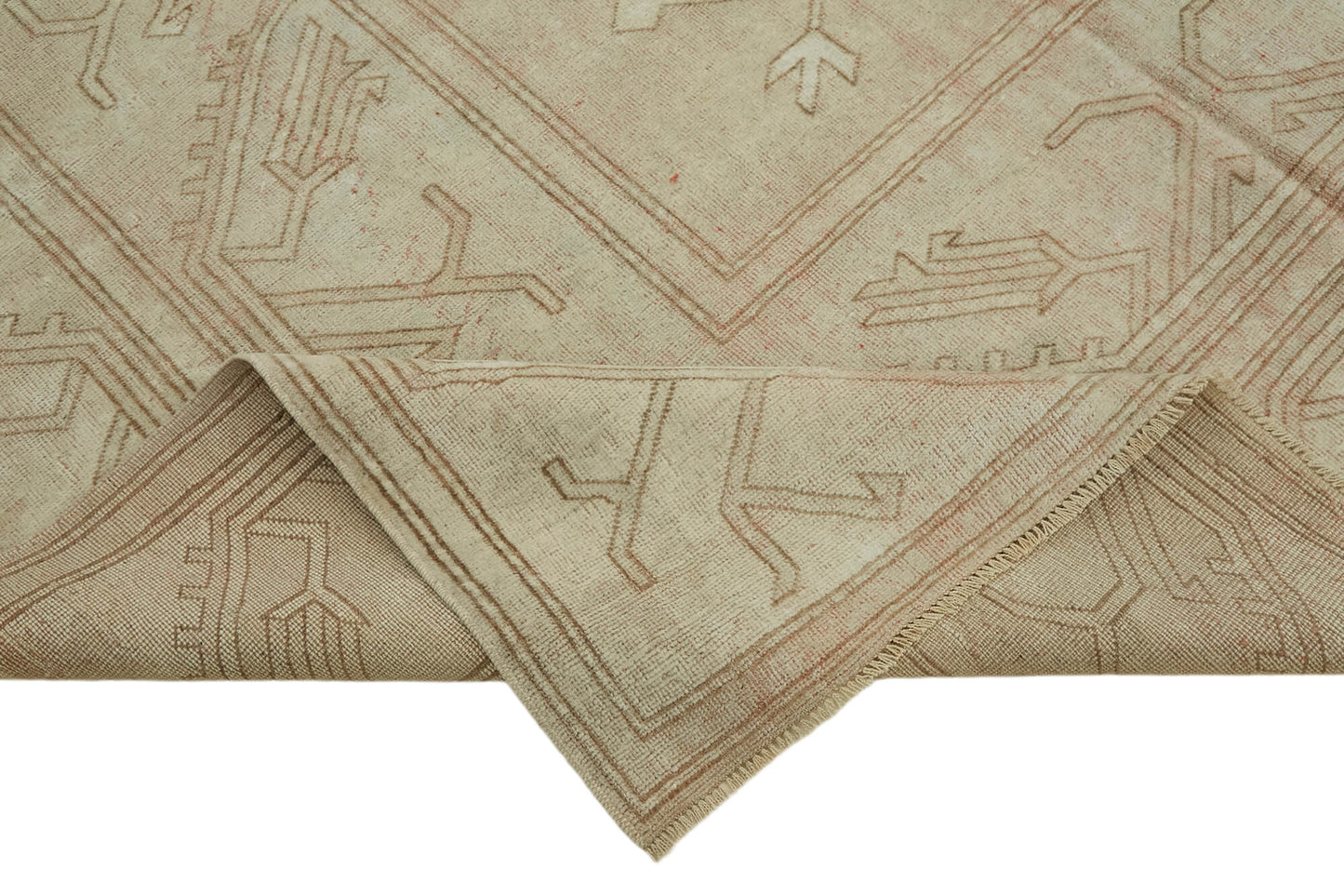 8x12 Beige Vintage Large Area Rug - 45074