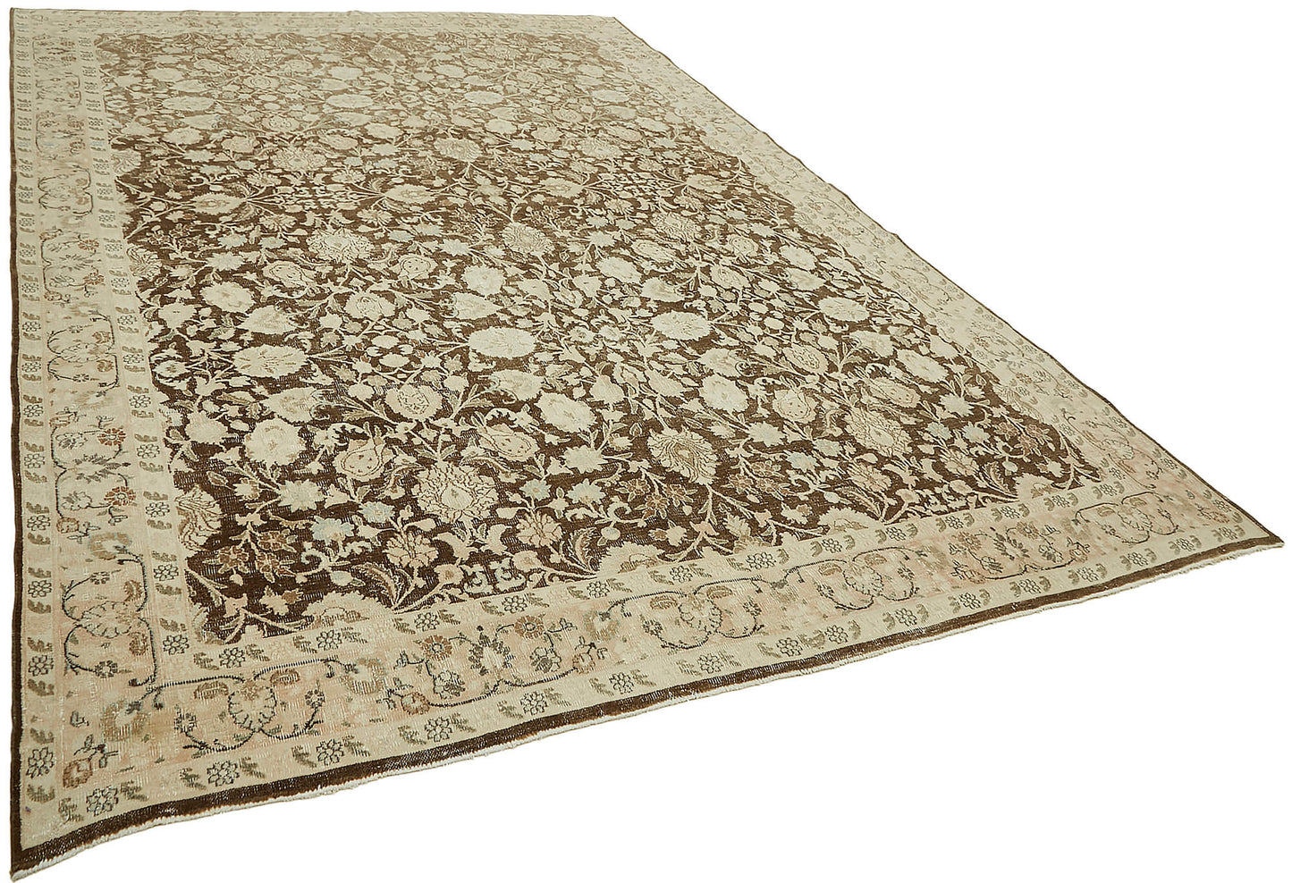 9x12 Beige Vintage Large Area Rug - 45423