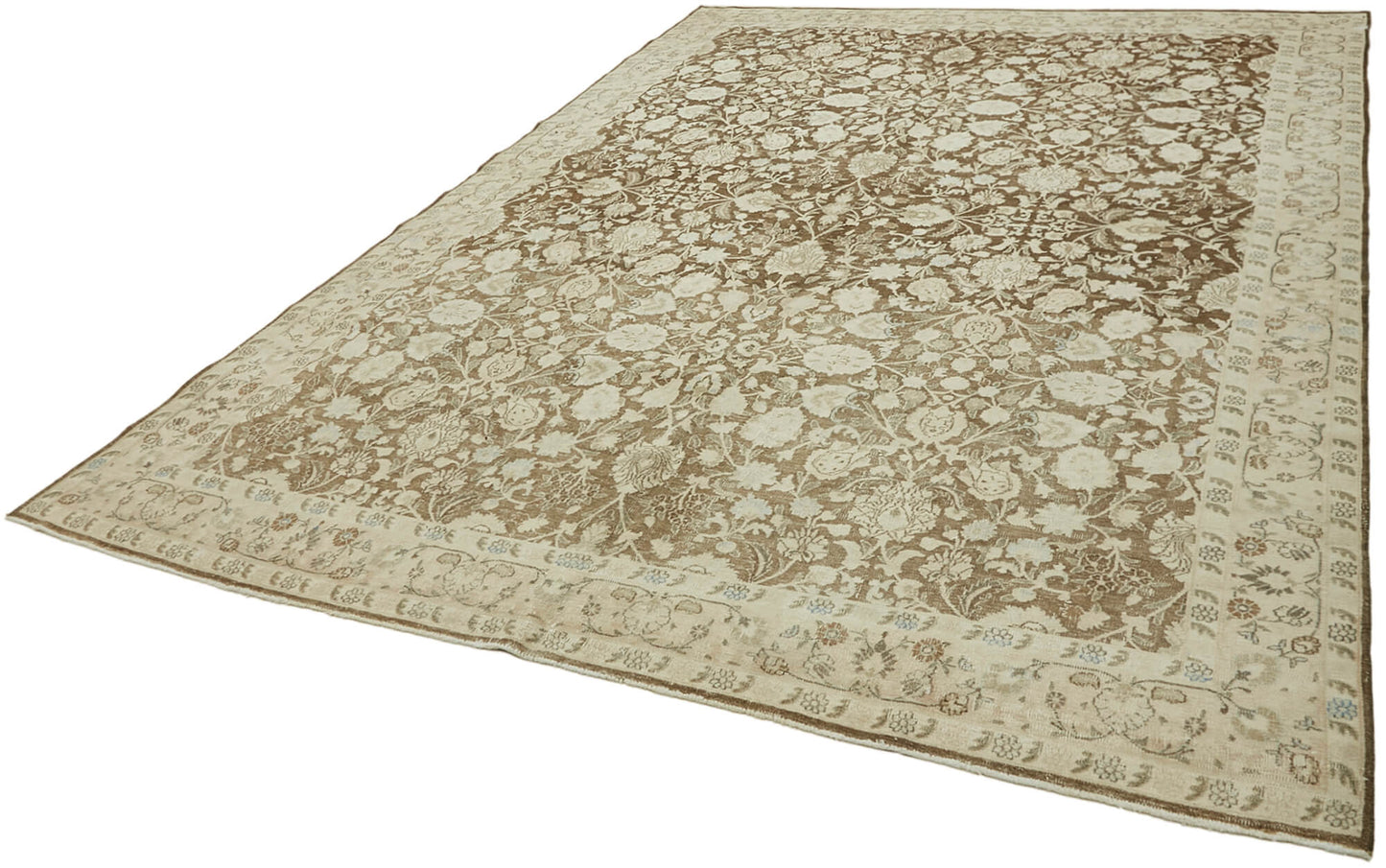 9x12 Beige Vintage Large Area Rug - 45423