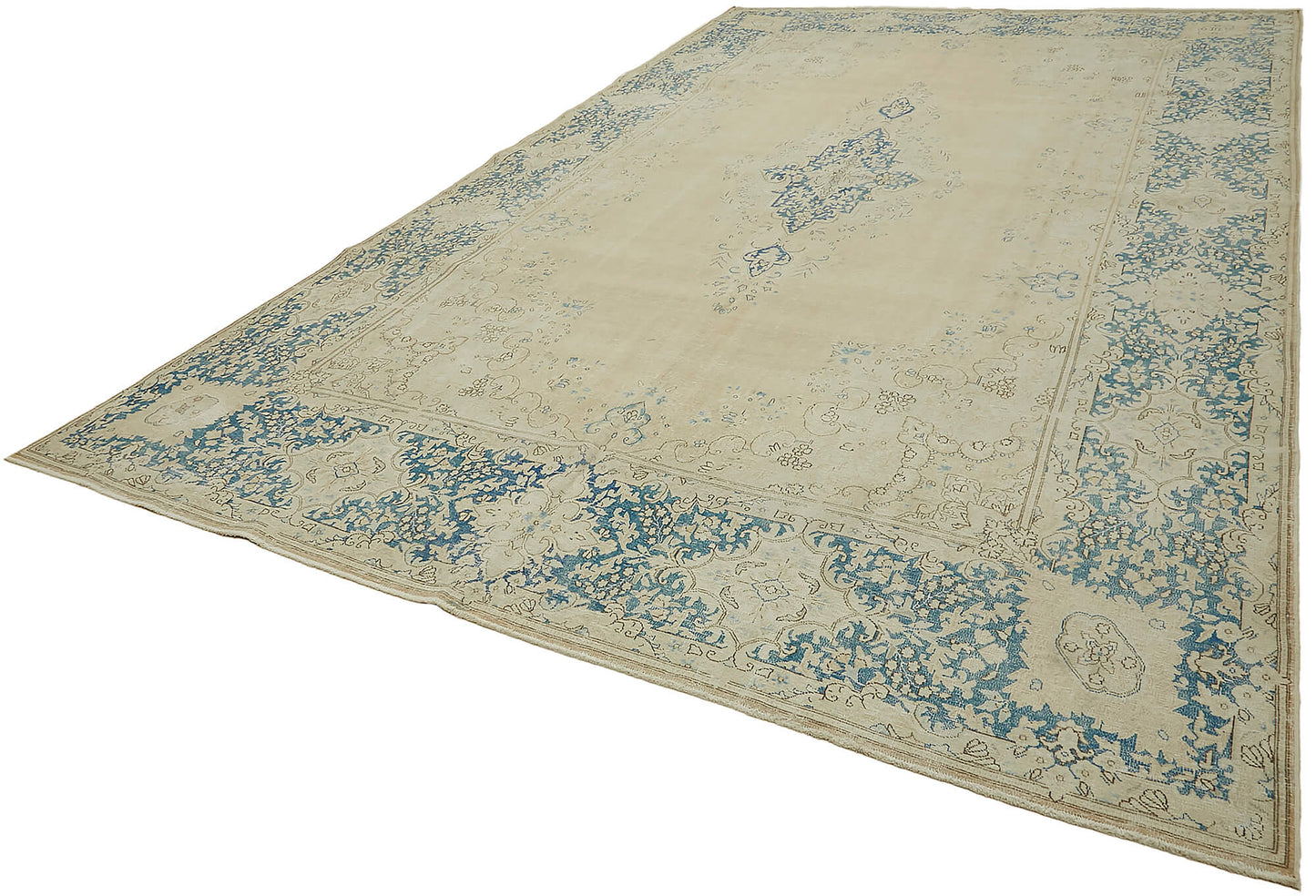 10x16 Beige Vintage Large Area Rug - 45424