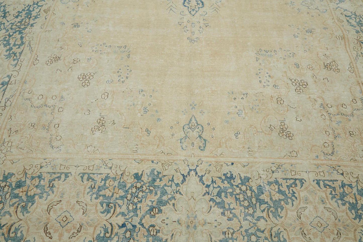 10x16 Beige Vintage Large Area Rug - 45424