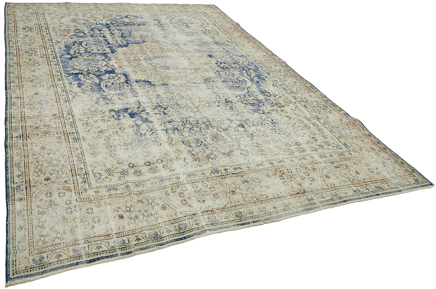 9x12 Beige Vintage Large Area Rug - 45425