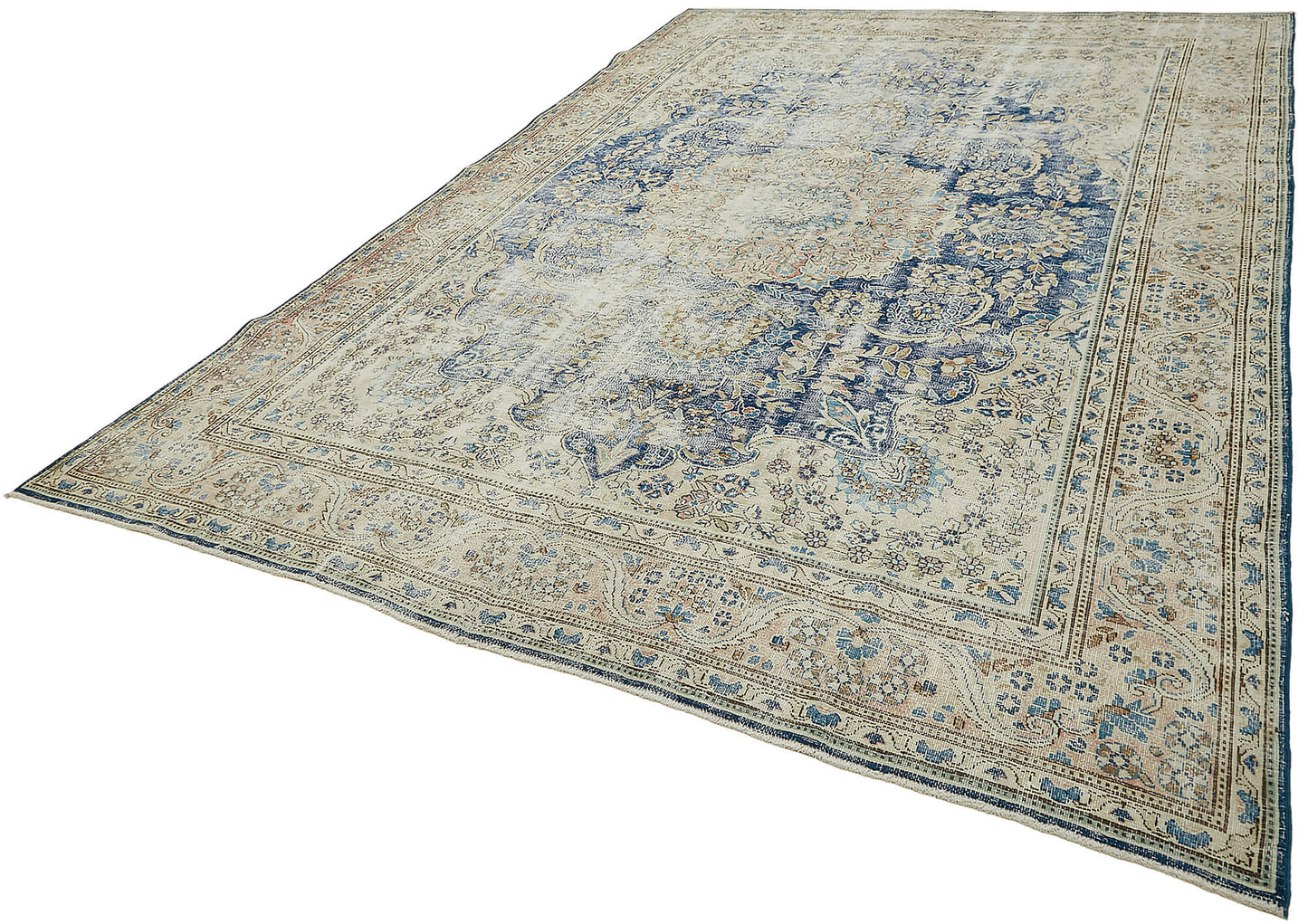 9x12 Beige Vintage Large Area Rug - 45425