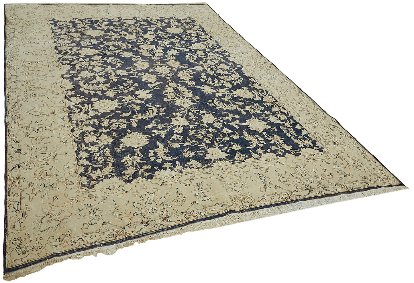 8x11 Beige Vintage Large Area Rug - 45428