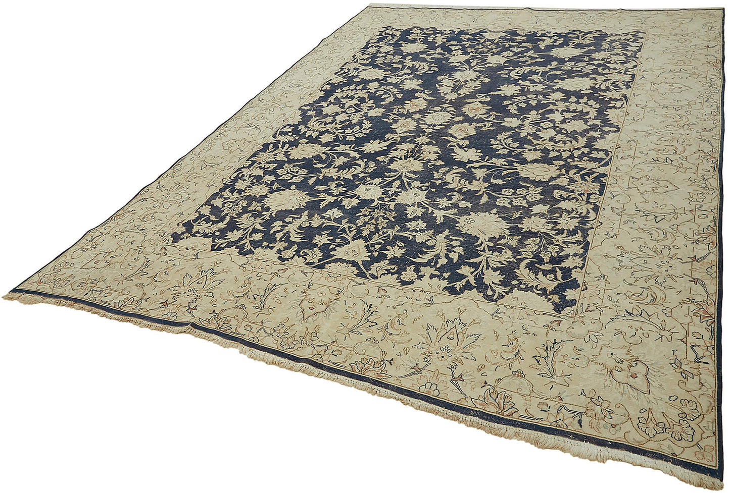 8x11 Beige Vintage Large Area Rug - 45428