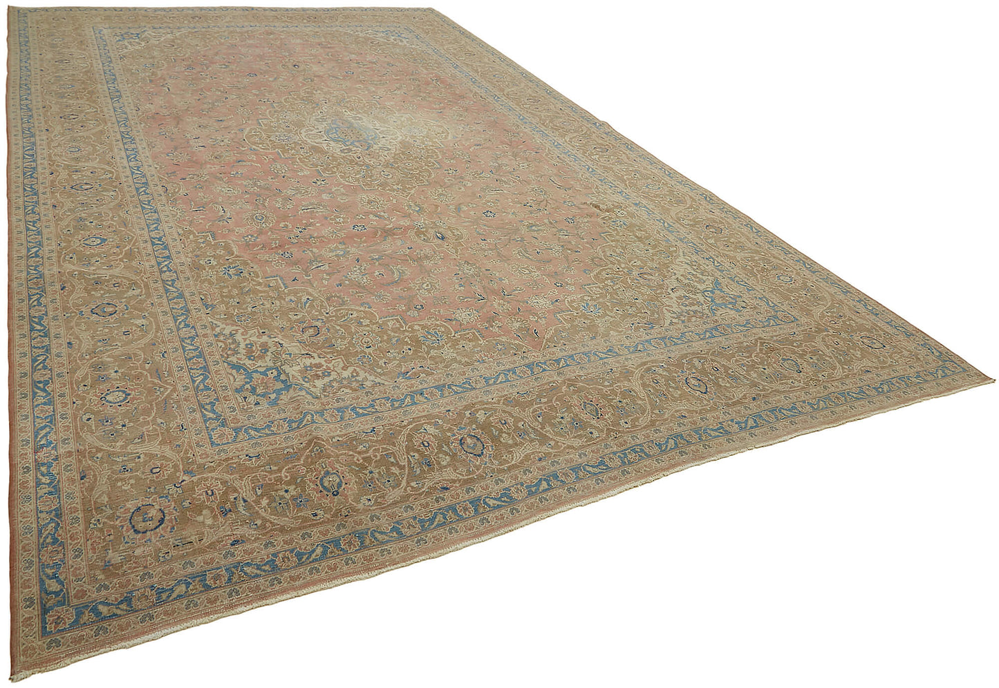 10x16 Beige Vintage Large Area Rug - 45432