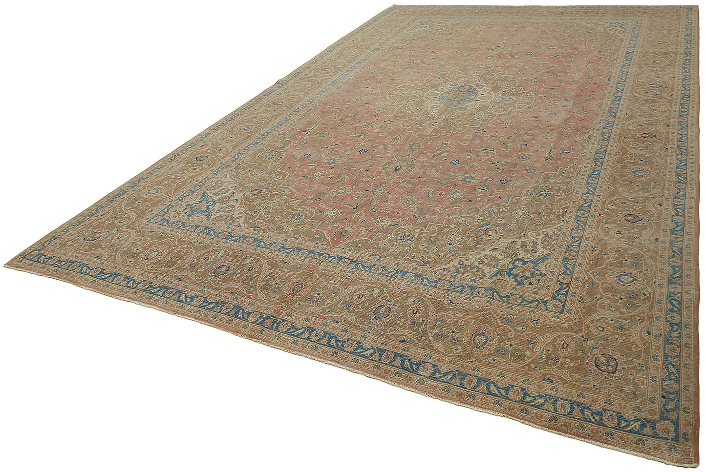 10x16 Beige Vintage Large Area Rug - 45432