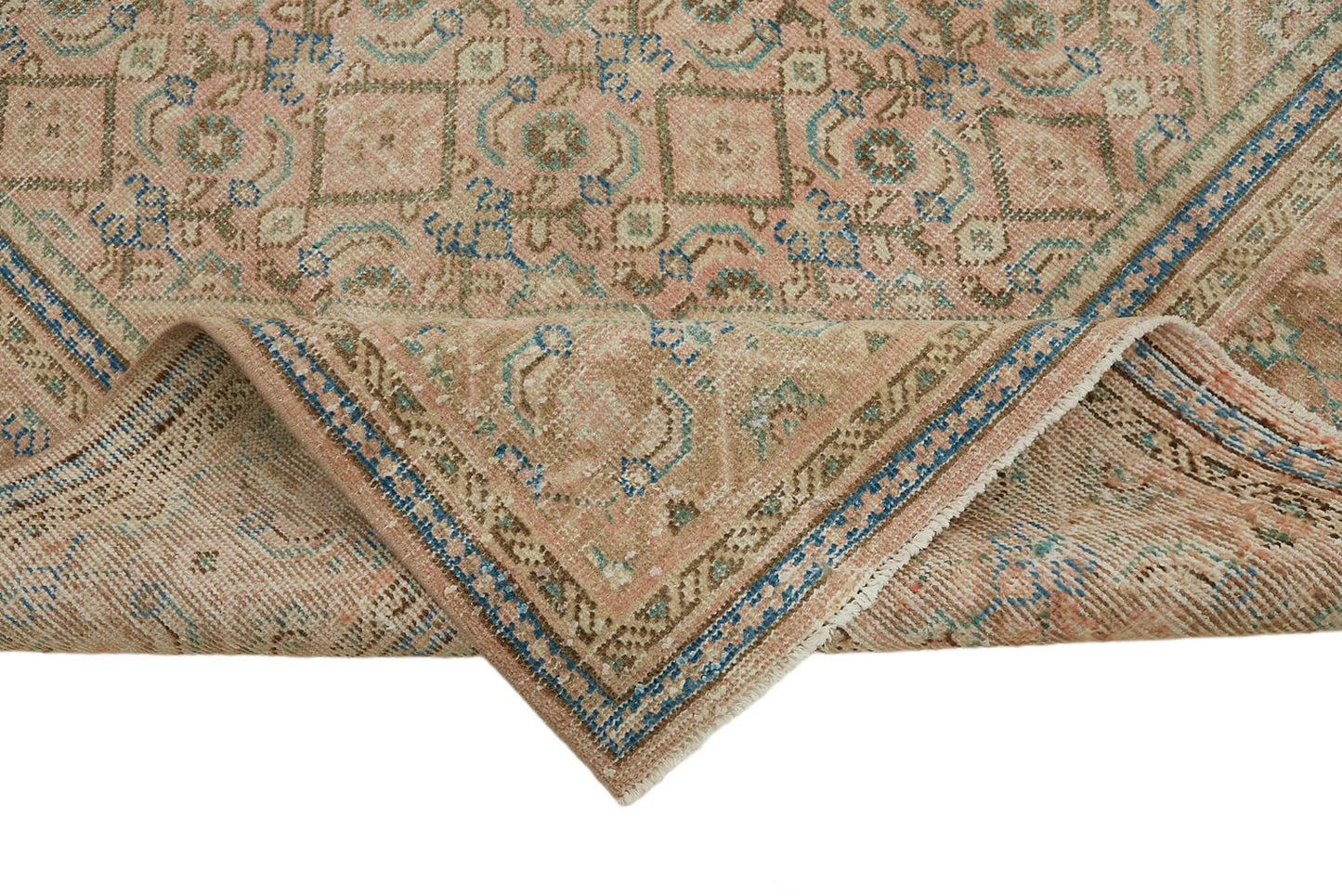 7x10 Beige Vintage Large Area Rug - 45433