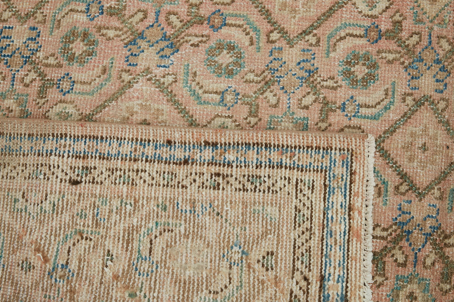 7x10 Beige Vintage Large Area Rug - 45433