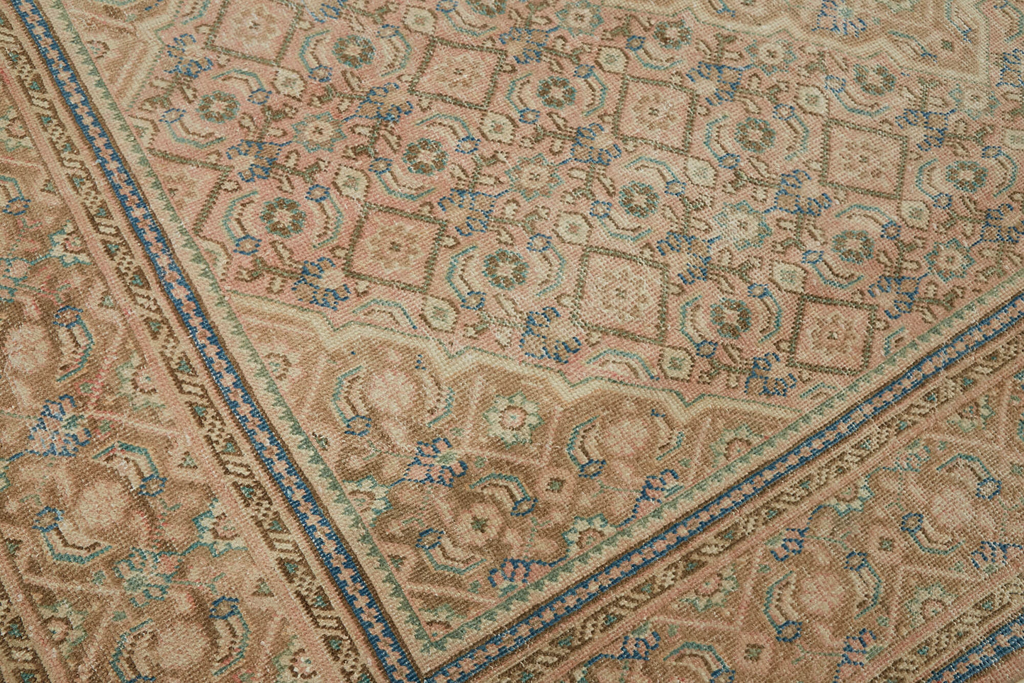 7x10 Beige Vintage Large Area Rug - 45433