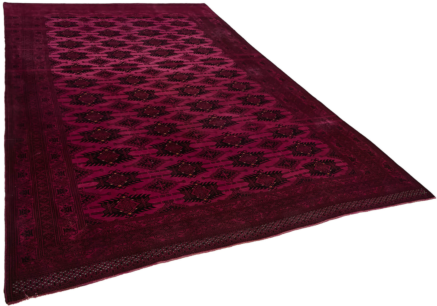 8x11 Fuchsia Overdyed Large Area Rug - 45446