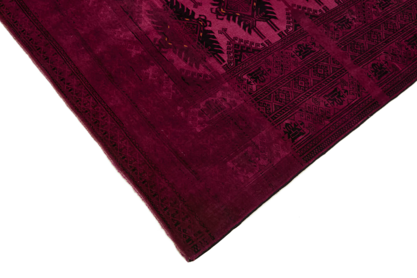 8x11 Fuchsia Overdyed Large Area Rug - 45446