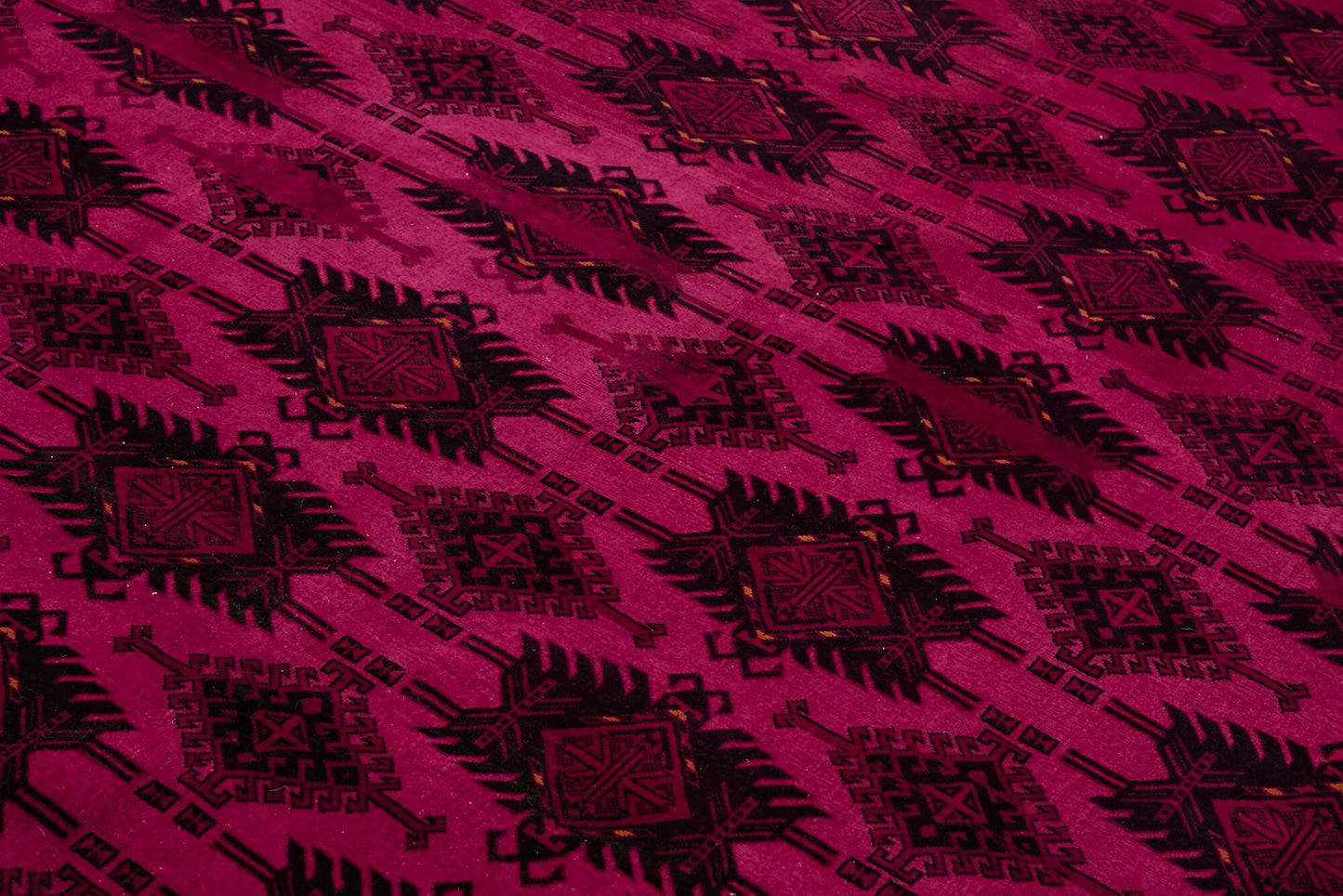 8x11 Fuchsia Overdyed Large Area Rug - 45446