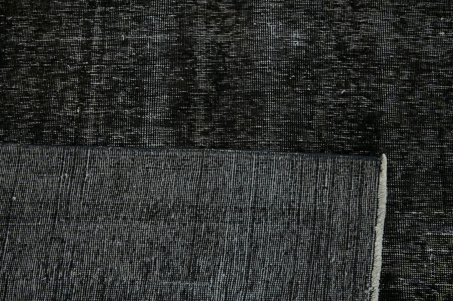 10x13 Black Overdyed Large Area Rug - 45450