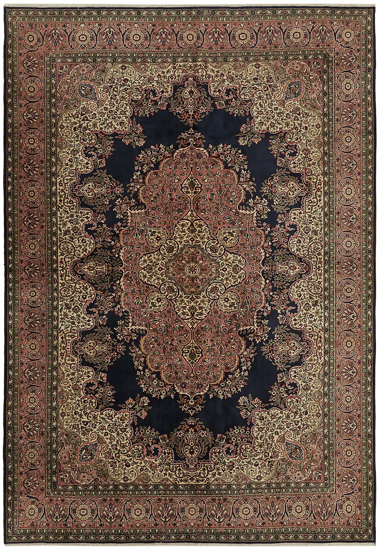 8x12 Beige Vintage Large Area Rug - 45451