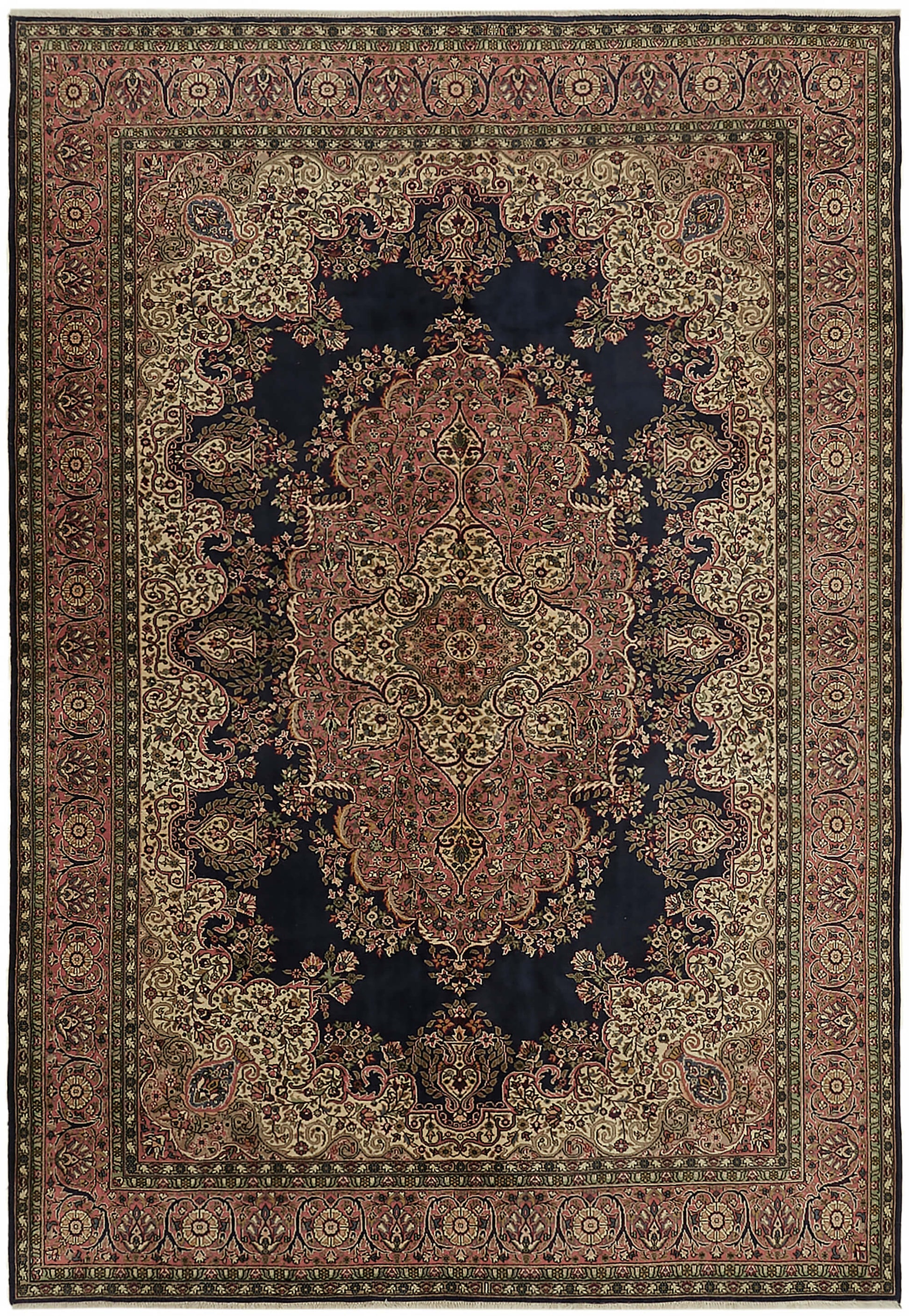 8x12 Beige Vintage Large Area Rug - 45451