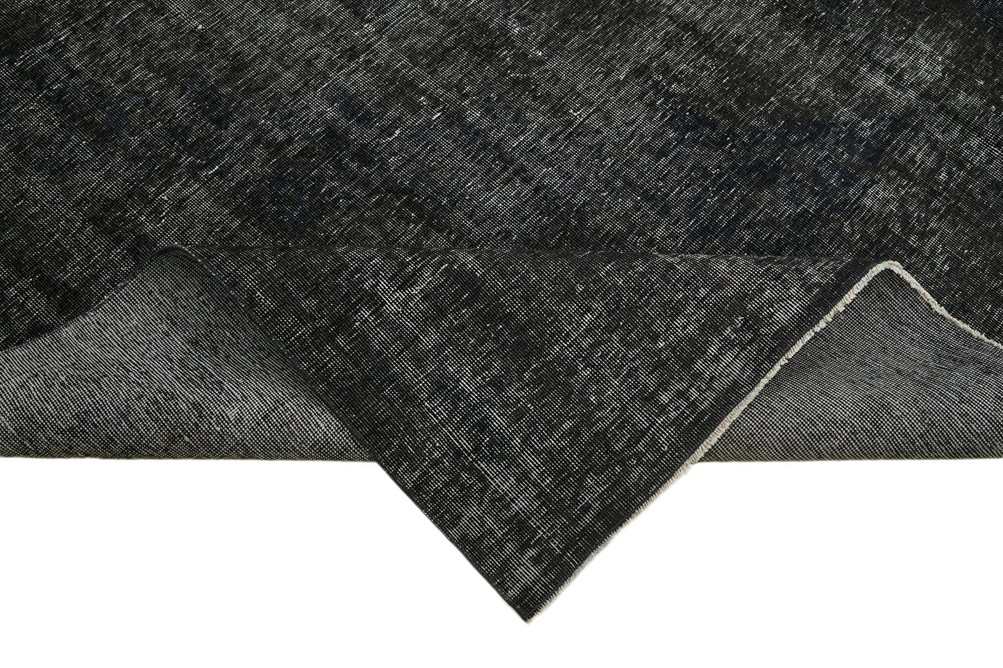 9x9 Black Overdyed Large Area Rug - 45454