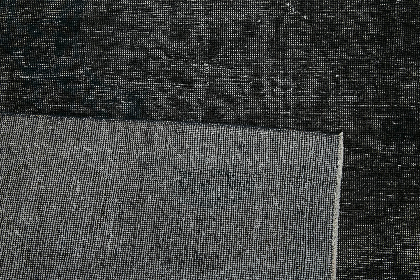 9x9 Black Overdyed Large Area Rug - 45454