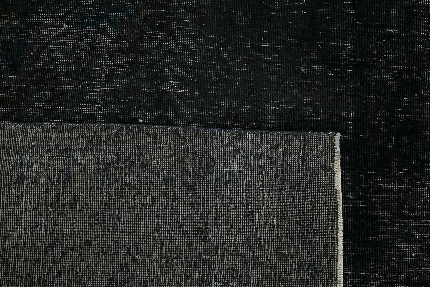 9x12 Black Overdyed Large Area Rug - 45456