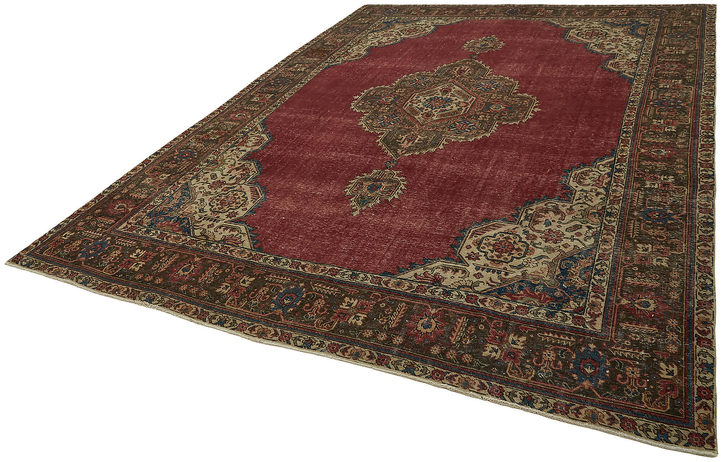 9x12 Beige Vintage Large Area Rug - 45461