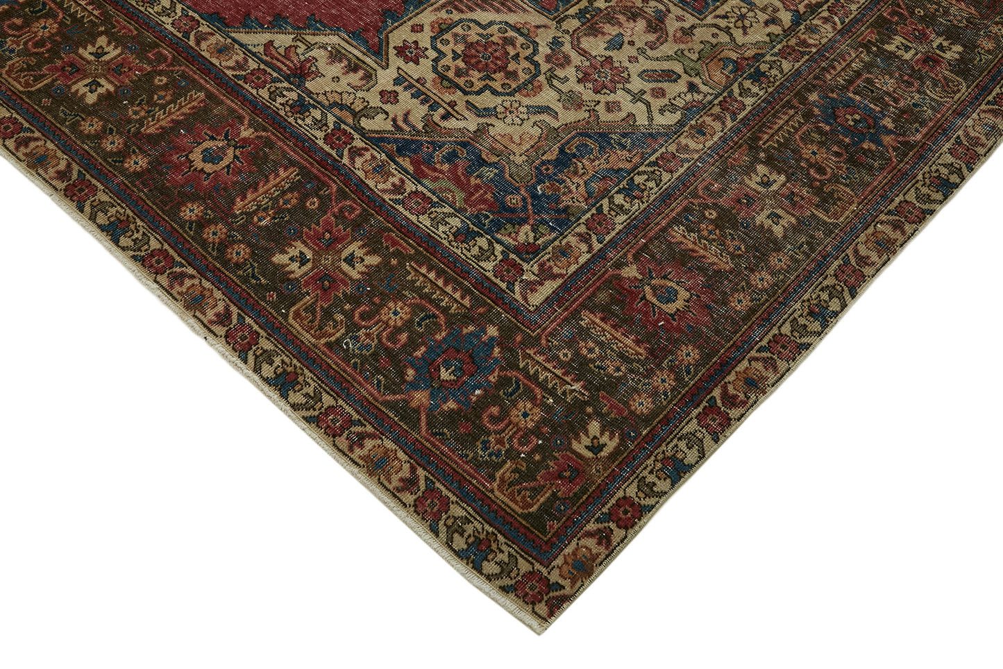 9x12 Beige Vintage Large Area Rug - 45461