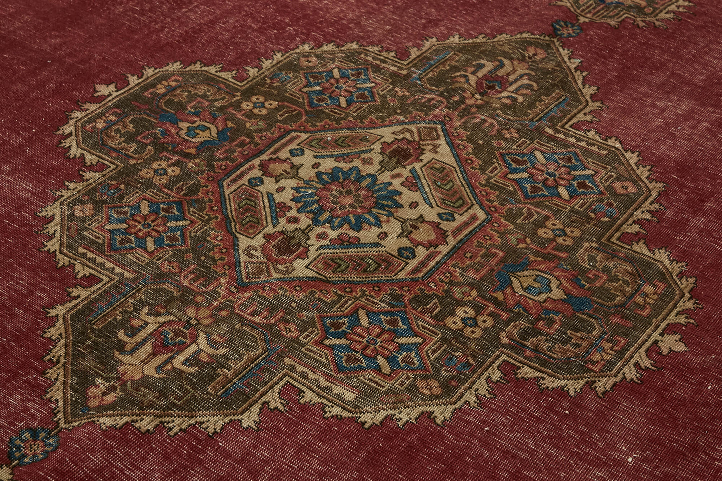 9x12 Beige Vintage Large Area Rug - 45461