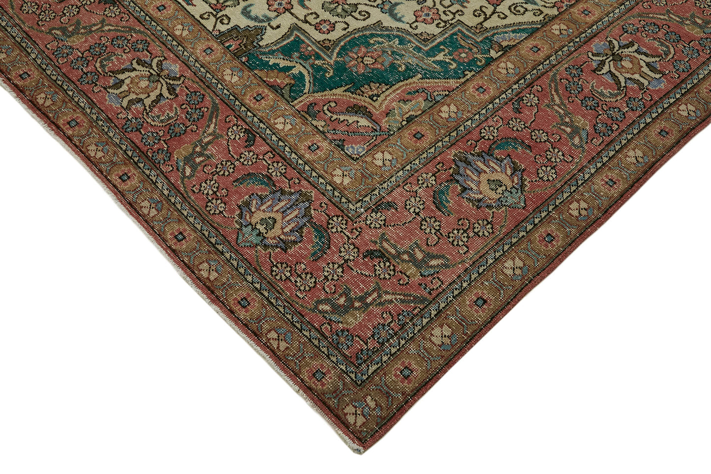 10x13 Beige Vintage Large Area Rug - 45469