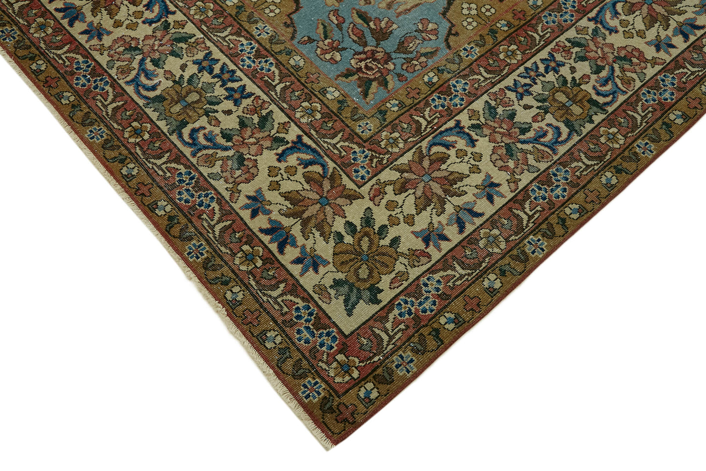 10x13 Beige Vintage Large Area Rug - 45479