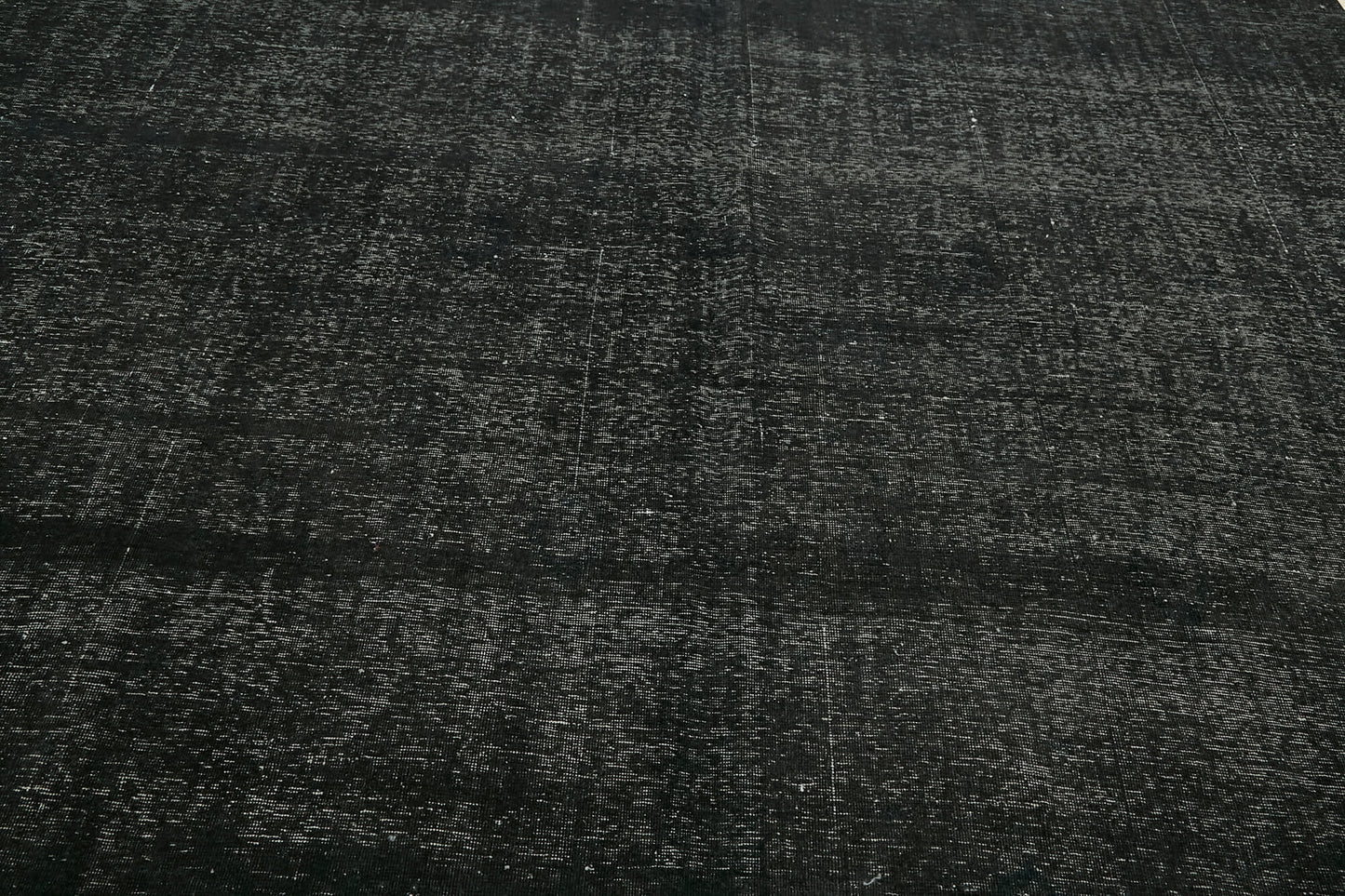 10x13 Black Overdyed Large Area Rug - 45483