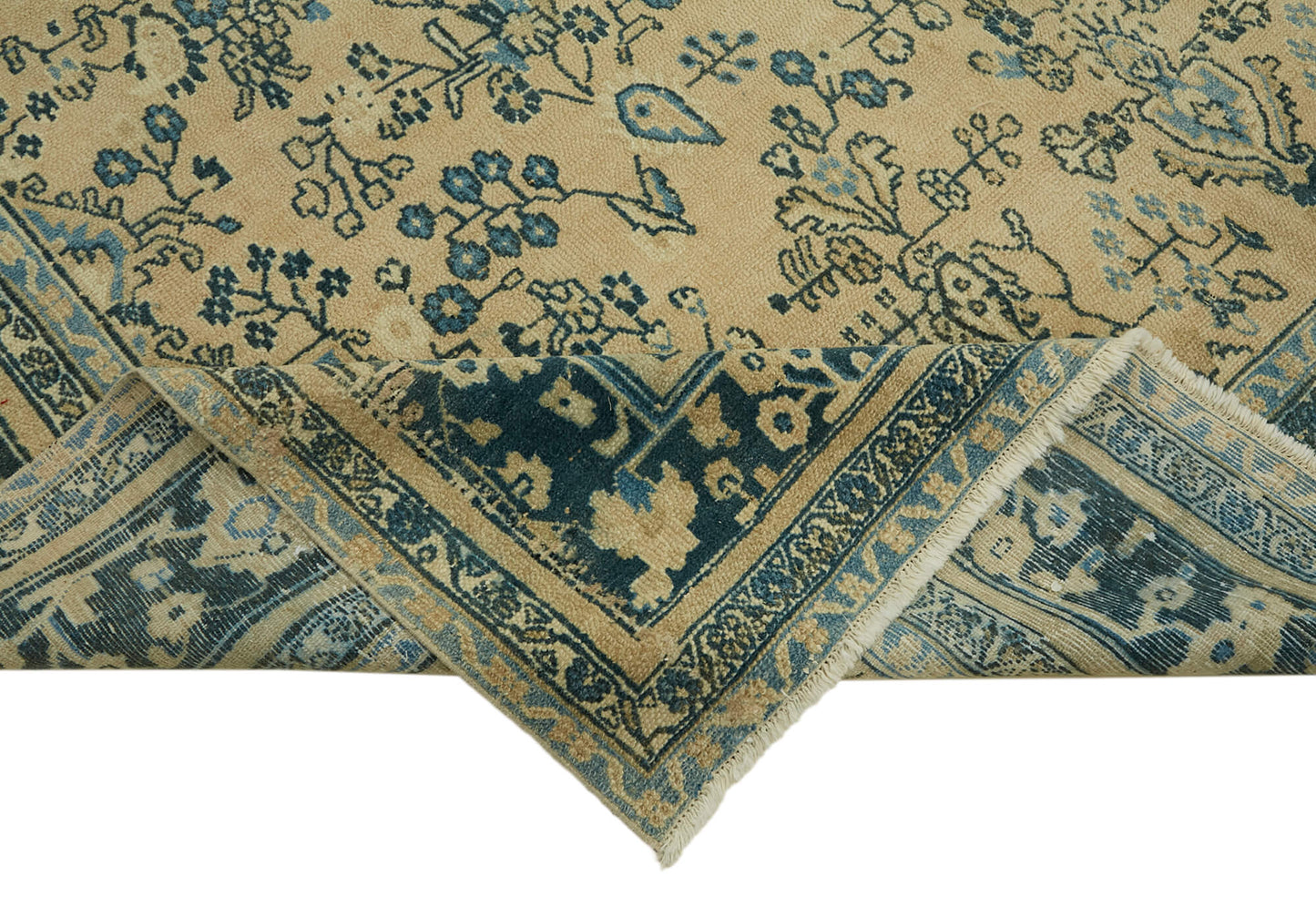 9x13 Beige Vintage Large Area Rug - 45484