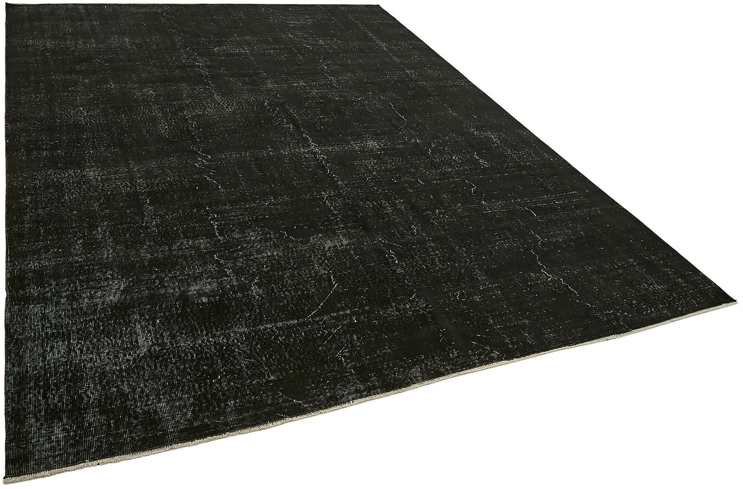 8x11 Black Overdyed Large Area Rug - 45485