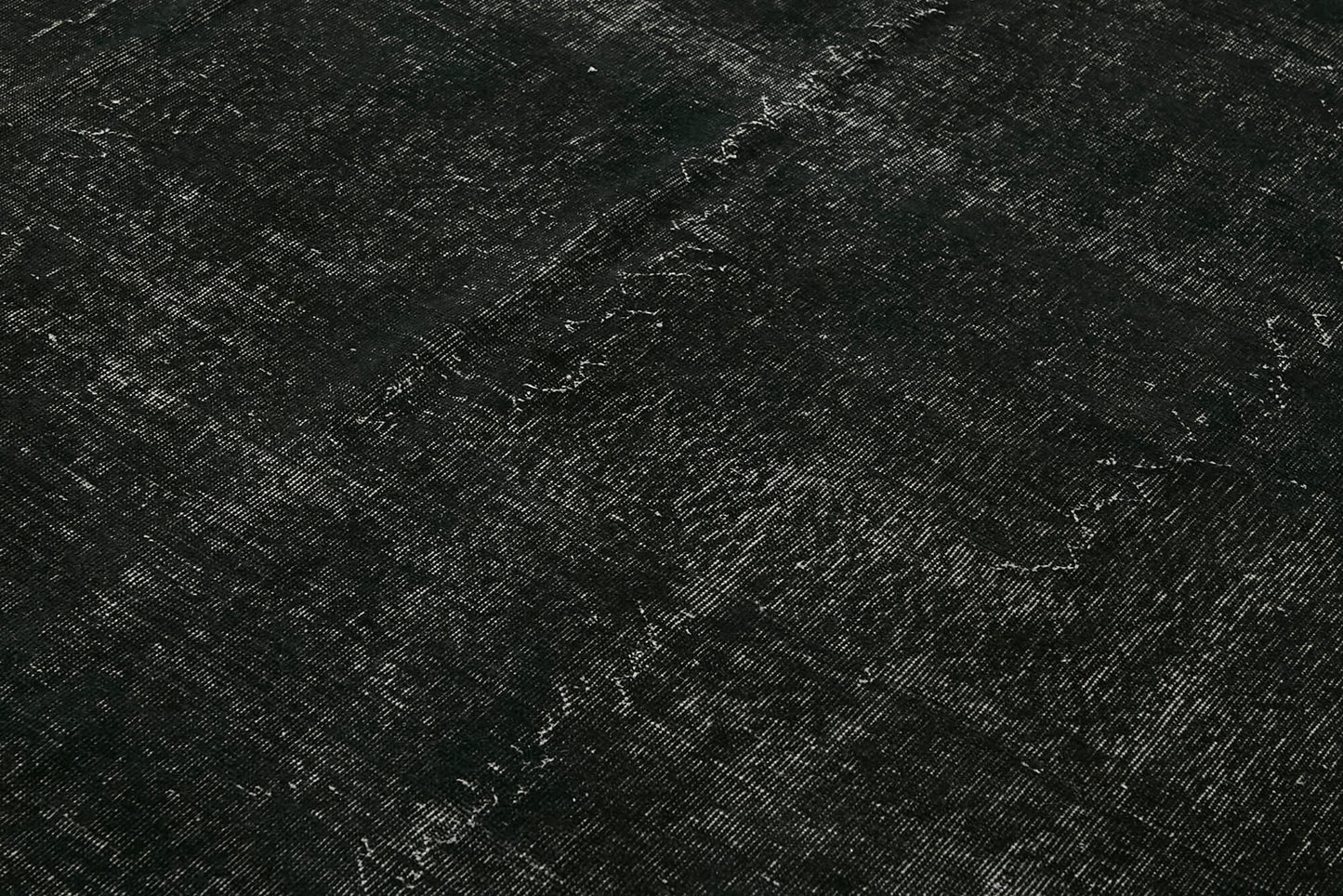 8x11 Black Overdyed Large Area Rug - 45485