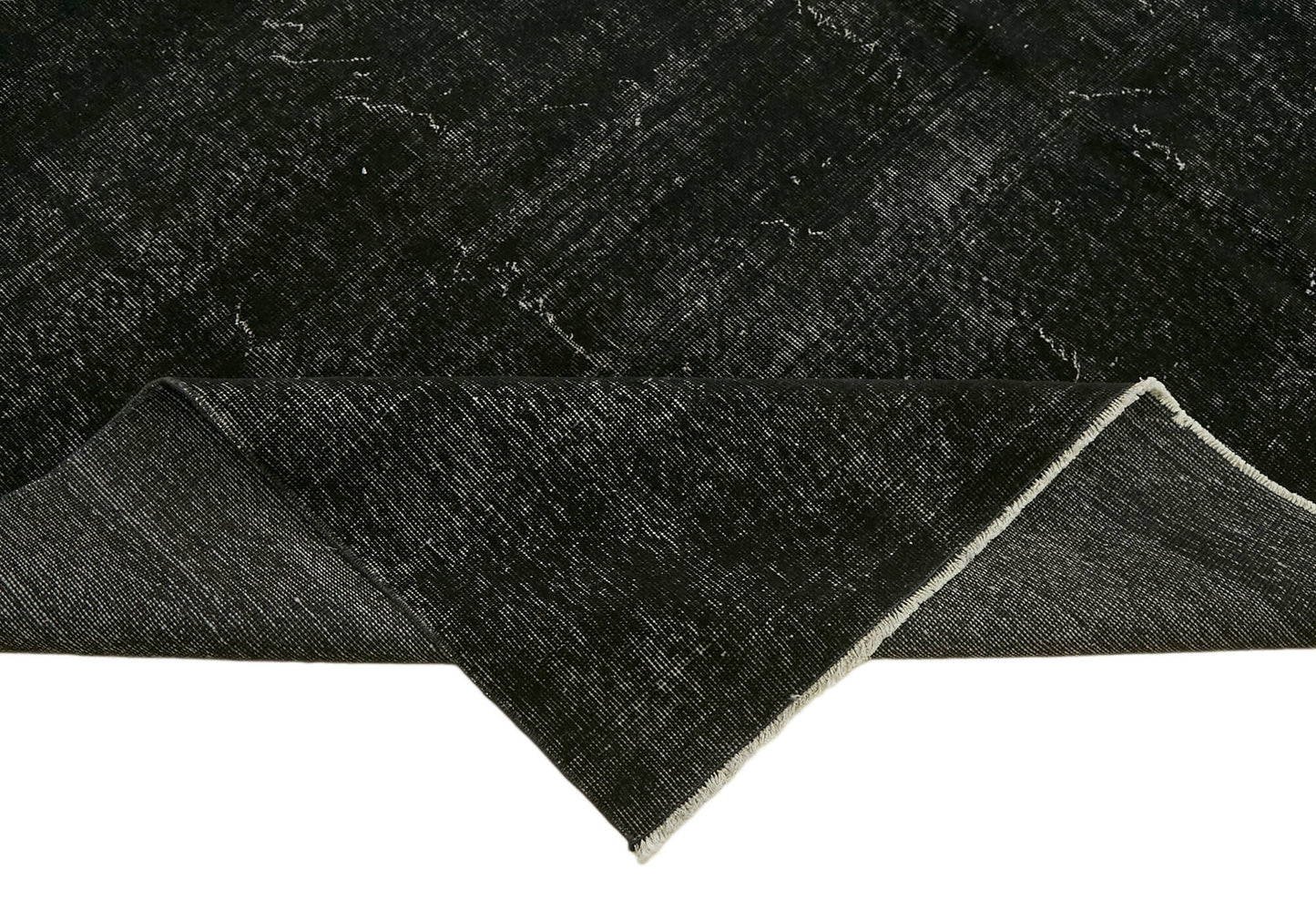 8x11 Black Overdyed Large Area Rug - 45485