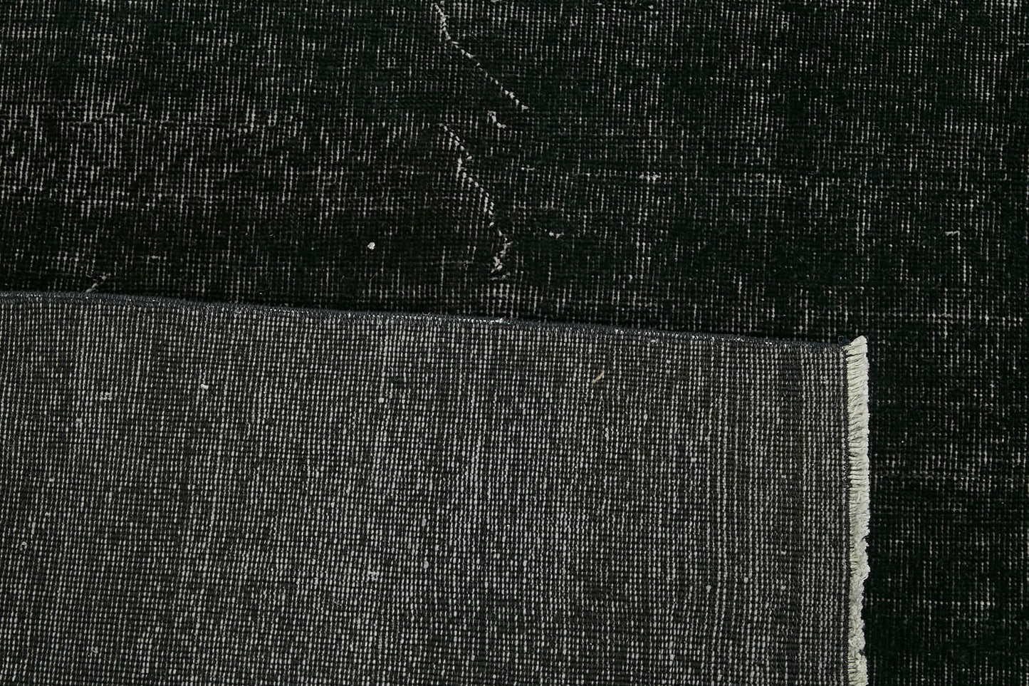 8x11 Black Overdyed Large Area Rug - 45485