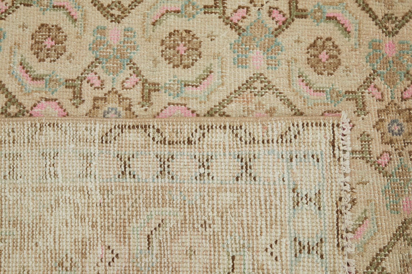 6x10 Beige Vintage Large Area Rug - 45486