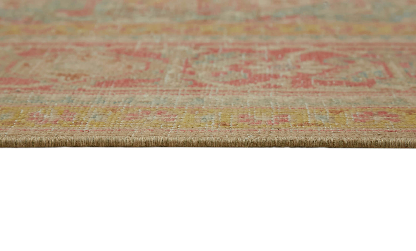 7x11 Beige Vintage Large Area Rug - 45488