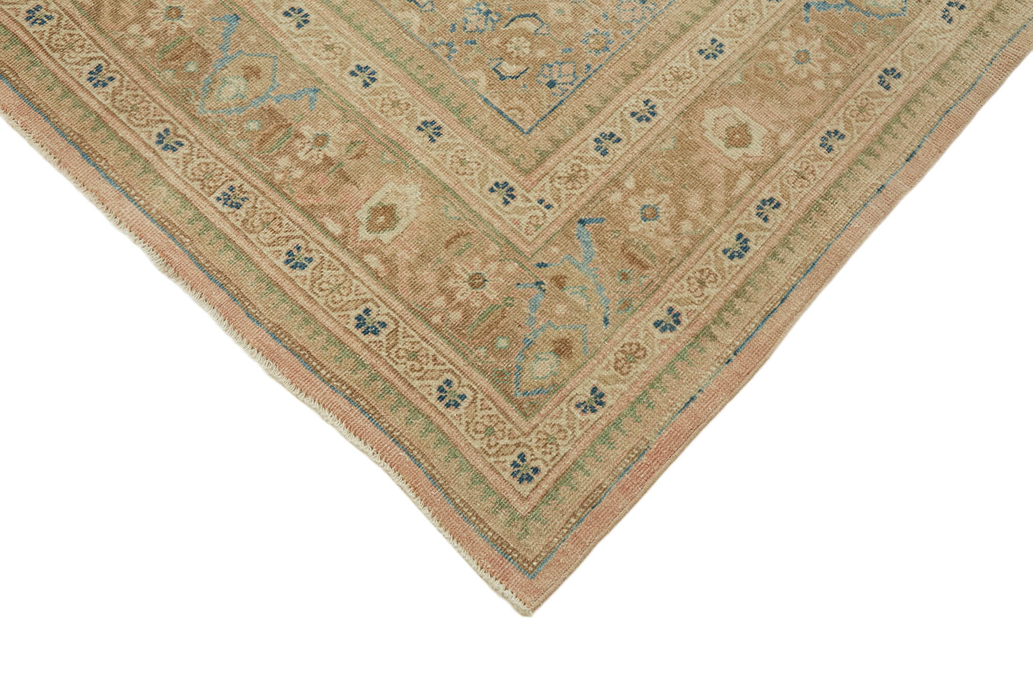 7x10 Beige Vintage Large Area Rug - 45489