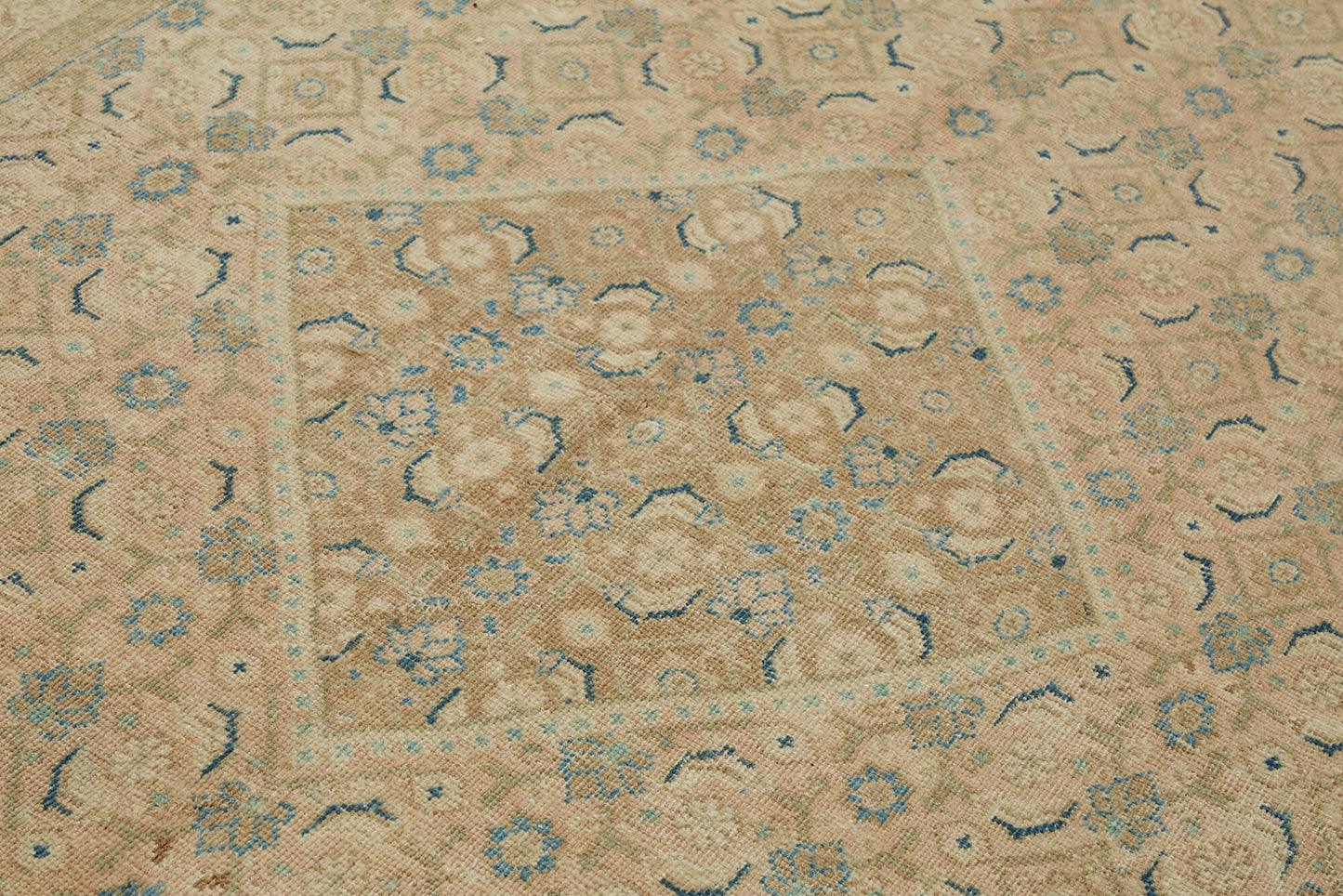 7x10 Beige Vintage Large Area Rug - 45489