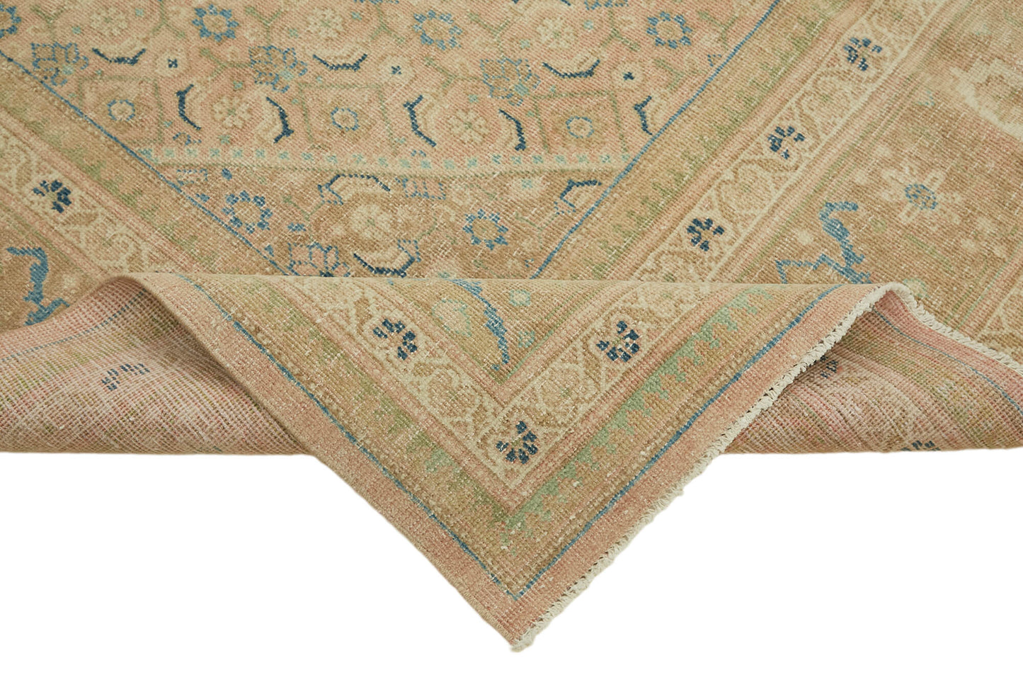 7x10 Beige Vintage Large Area Rug - 45489