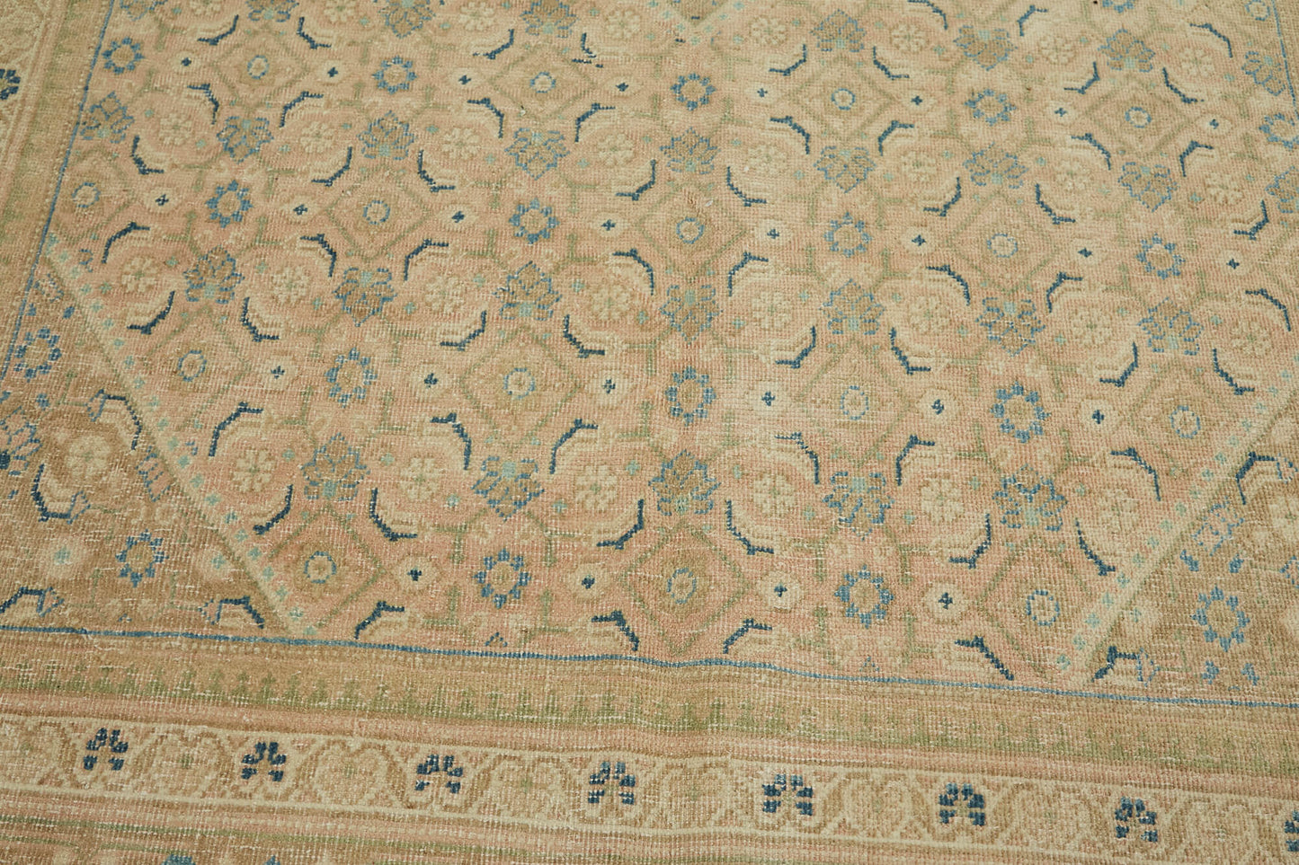 7x10 Beige Vintage Large Area Rug - 45489