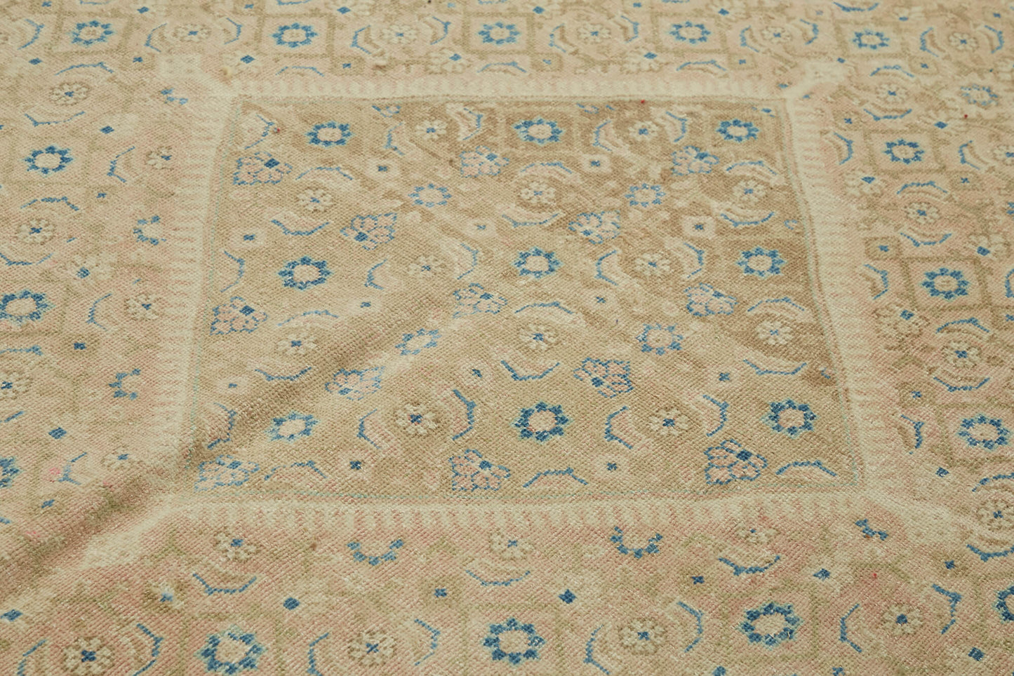 8x11 Beige Vintage Large Area Rug - 45492