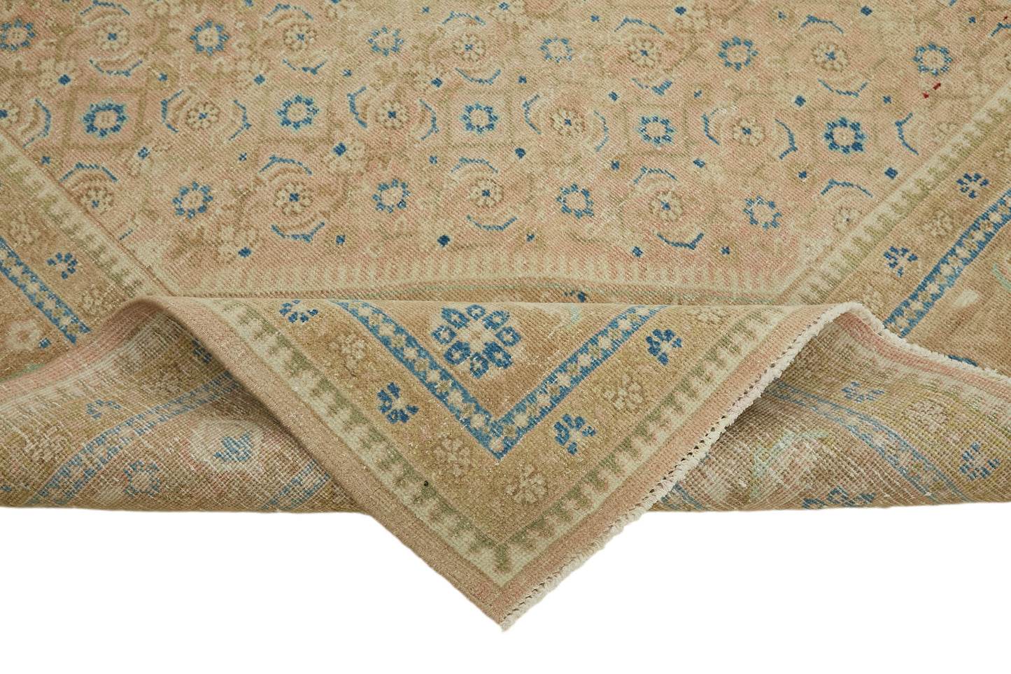 8x11 Beige Vintage Large Area Rug - 45492