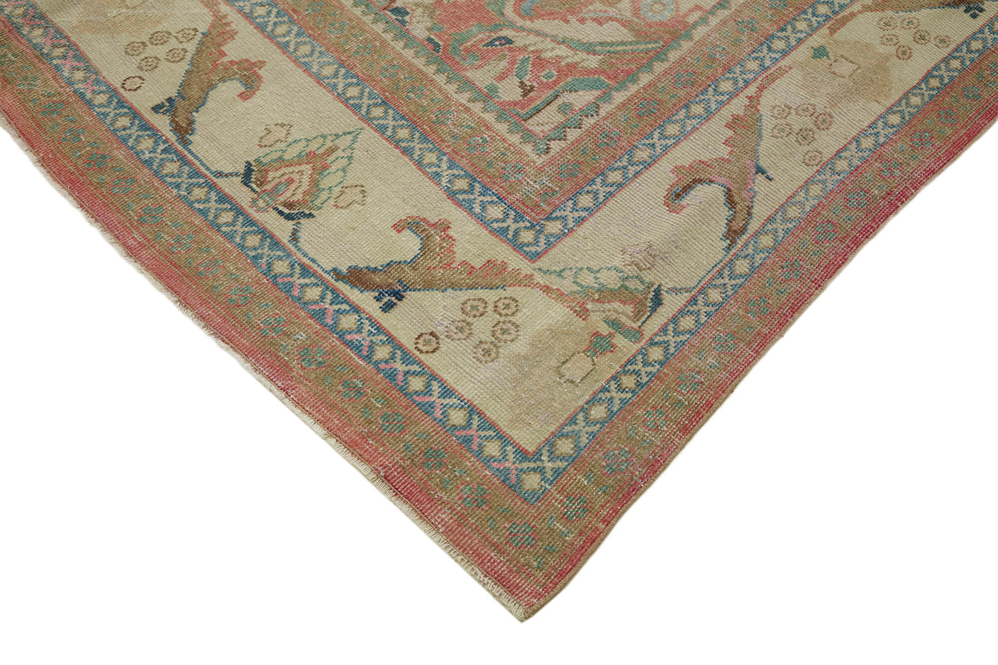 9x13 Beige Vintage Large Area Rug - 45494