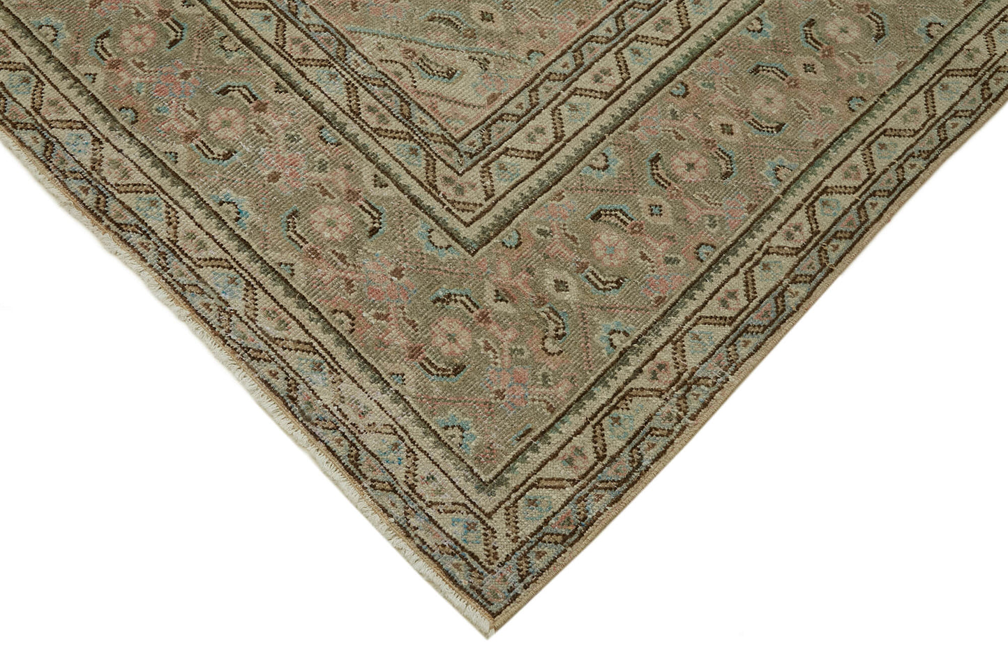 9x13 Beige Vintage Large Area Rug - 45498