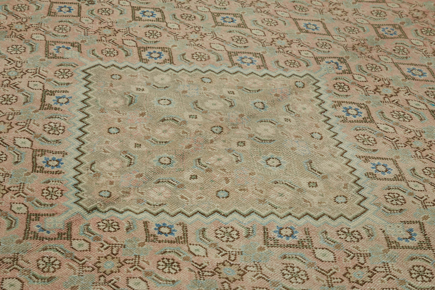 9x13 Beige Vintage Large Area Rug - 45498