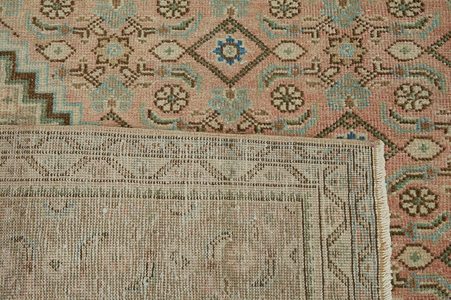 9x13 Beige Vintage Large Area Rug - 45498