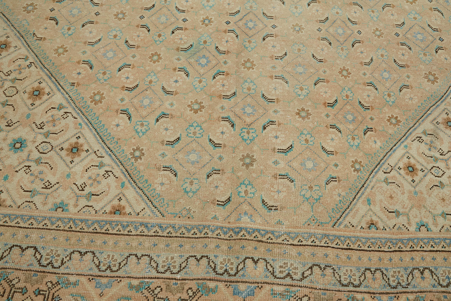 9x13 Beige Vintage Large Area Rug - 45500