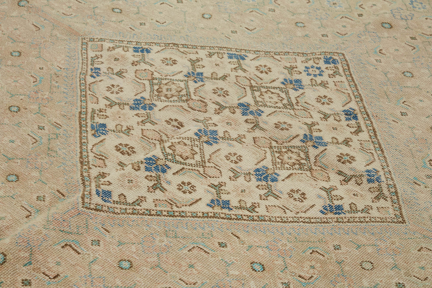 10x13 Beige Vintage Large Area Rug - 45503